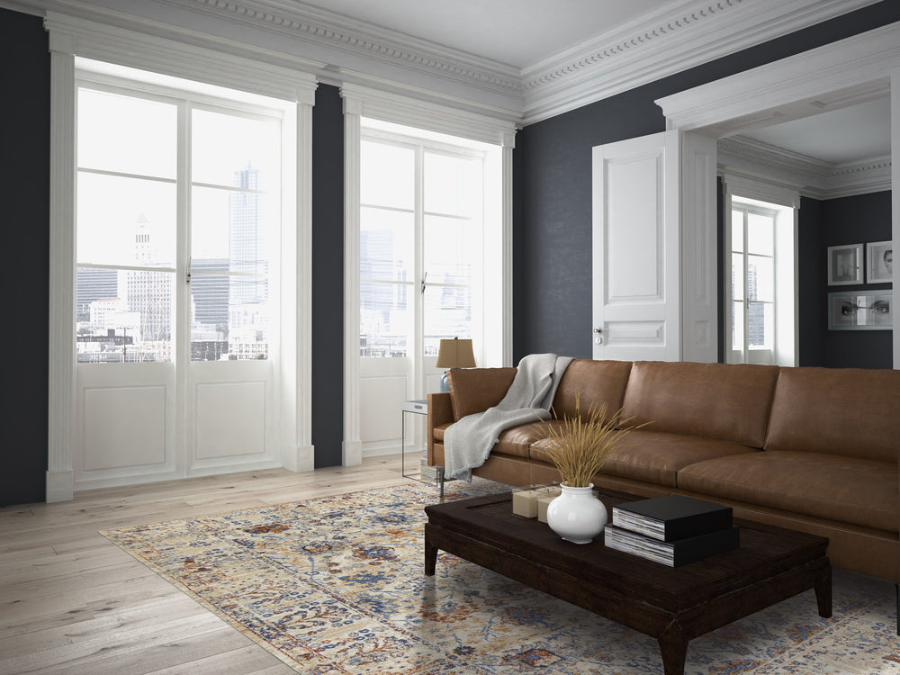KAS Seville 9479 Beige Chester Area Rug Alternate Image Feature