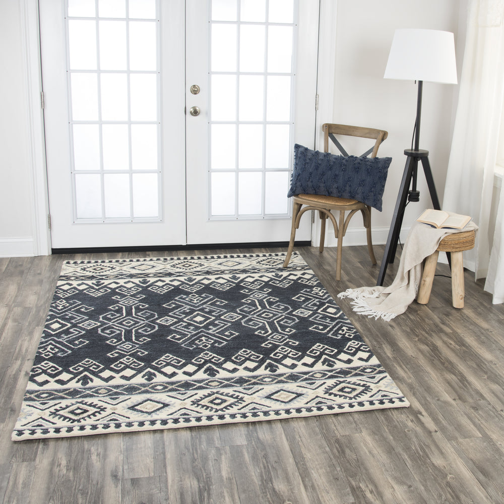 Rizzy Arden Loft-Sandhurst SH198B Denim Area Rug Feature