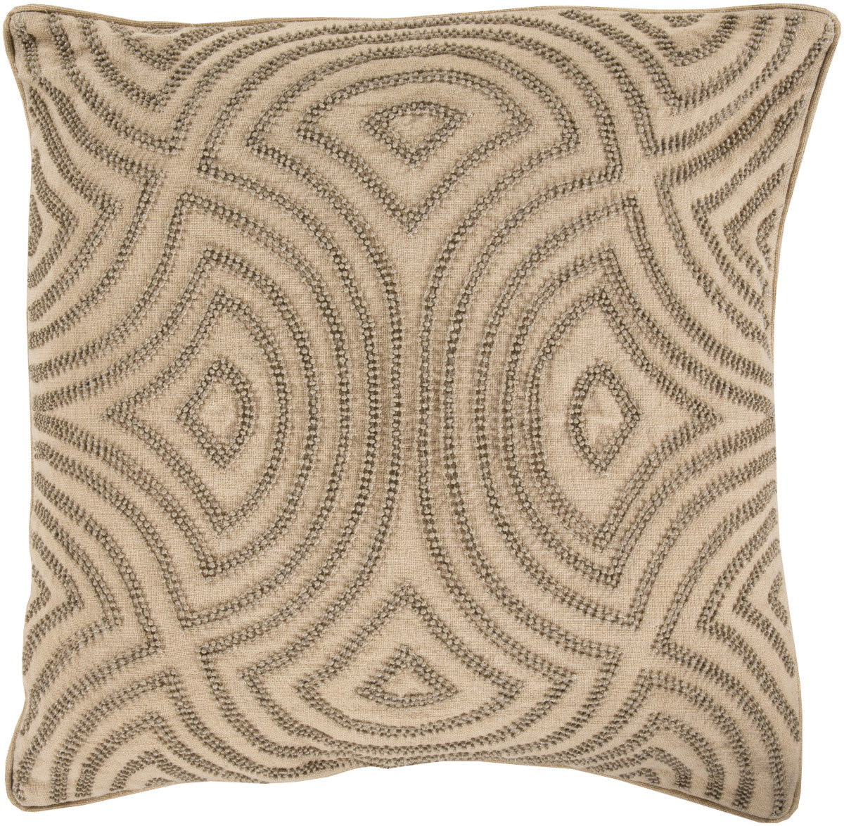 Surya Skinny Dip Linen and Beads SKD-002 Pillow by Candice Olson