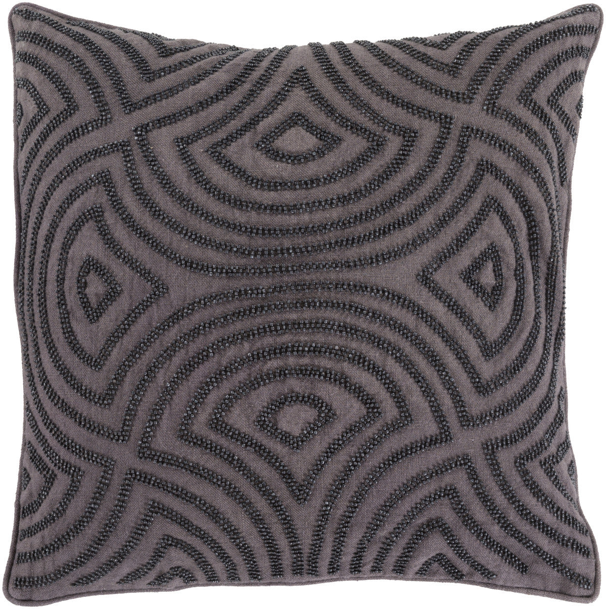 Surya Skinny Dip Linen and Beads SKD-005 Pillow by Candice Olson