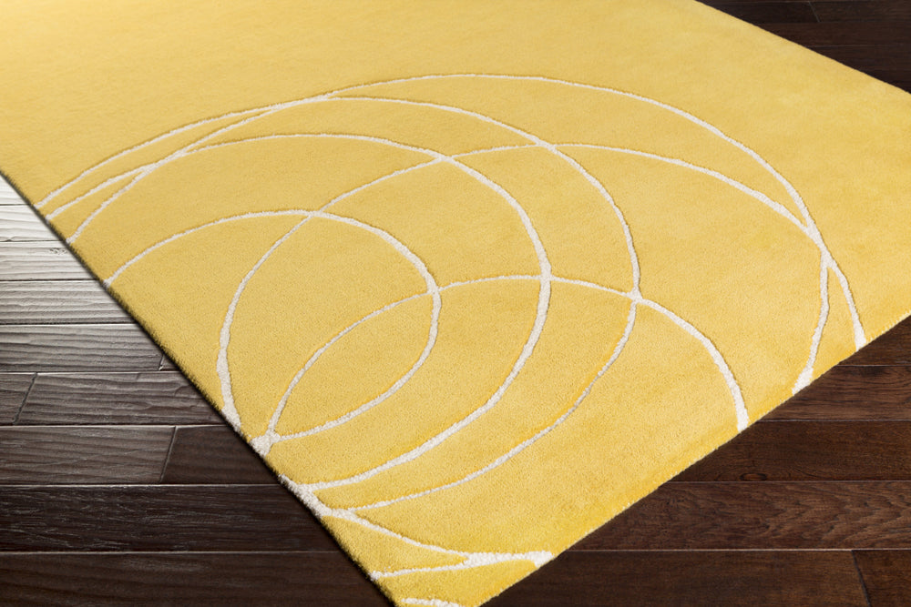 Surya Solid Bold SLB-6807 Area Rug by Bobby Berk Corner Shot Feature