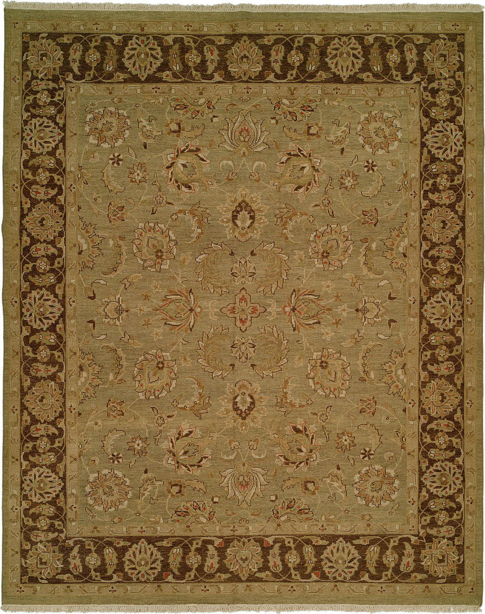 Kalaty Sierra SP-244 Green/Brown Area Rug
