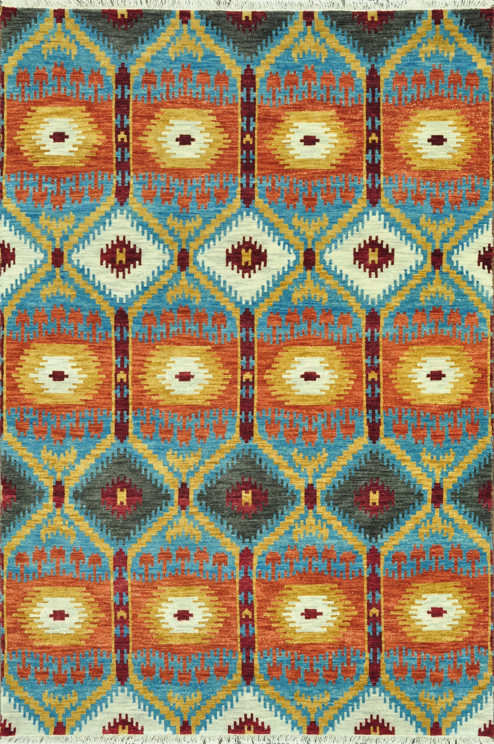Loloi Spencer SC-05 Aqua/Rust Area Rug
