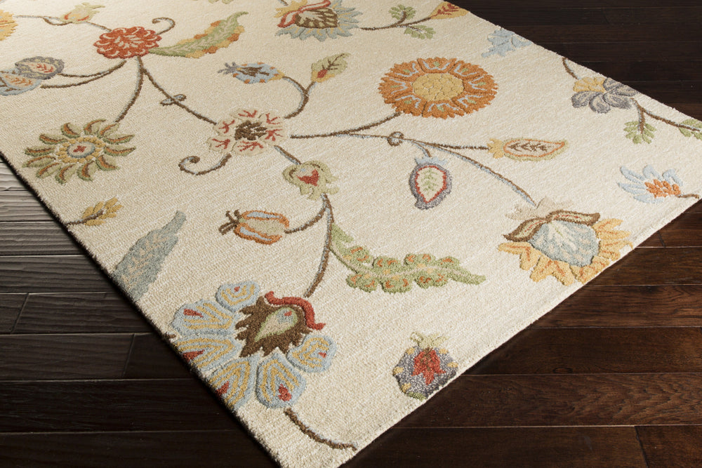 Surya Sprout SRT-2002 Area Rug 5x8 Corner Feature