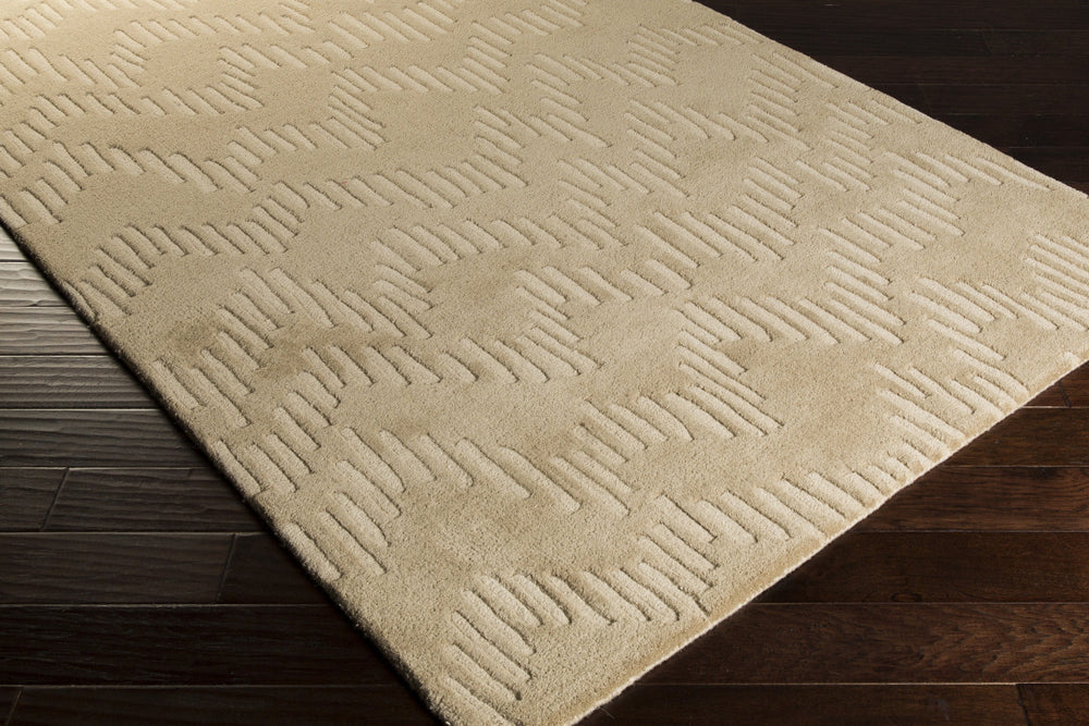 Surya Stamped STM-824 Area Rug 5x8 Corner Feature