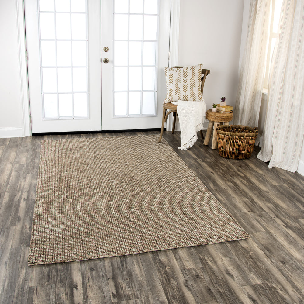 Rizzy Talbot TAL105 Brown Area Rug Feature