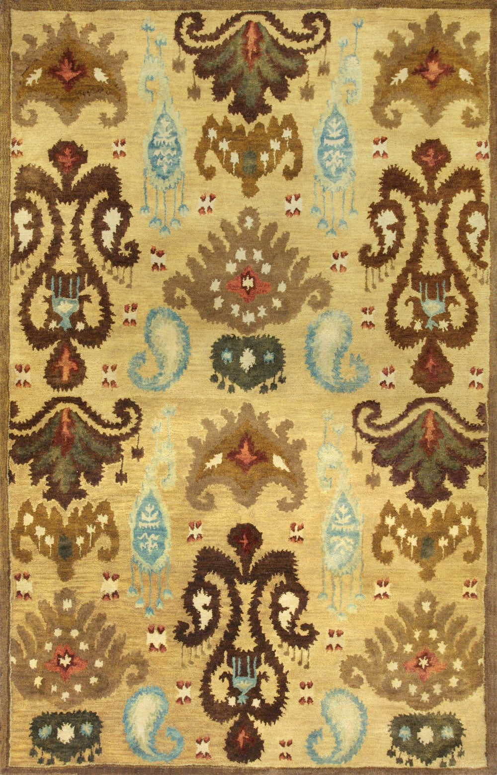 KAS Tapestry 6812 Gold Ferozi Area Rug