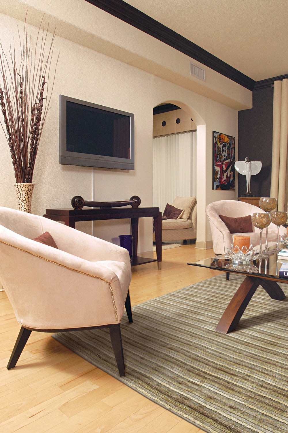 KAS Transitions 3340 Platinum Horizon Area Rug Main Image Feature