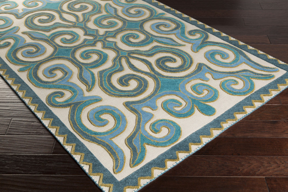 Surya Tulemola TUL-4006 Area Rug Corner Shot Feature