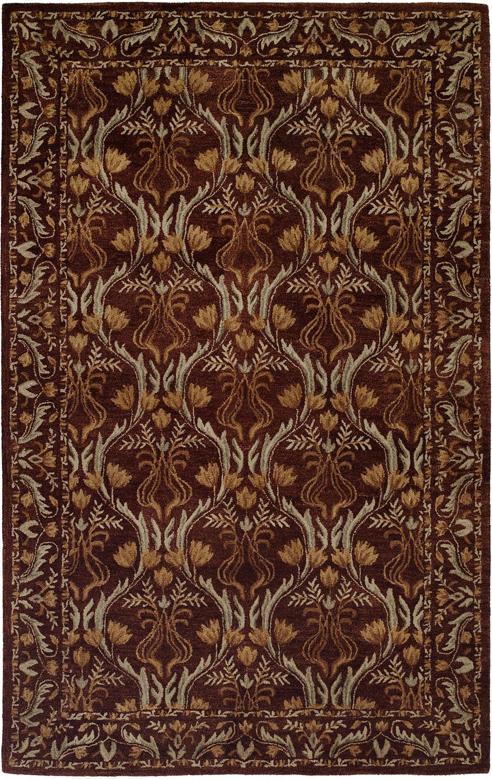 Kalaty Terrazzo TZ-334 Brown Area Rug