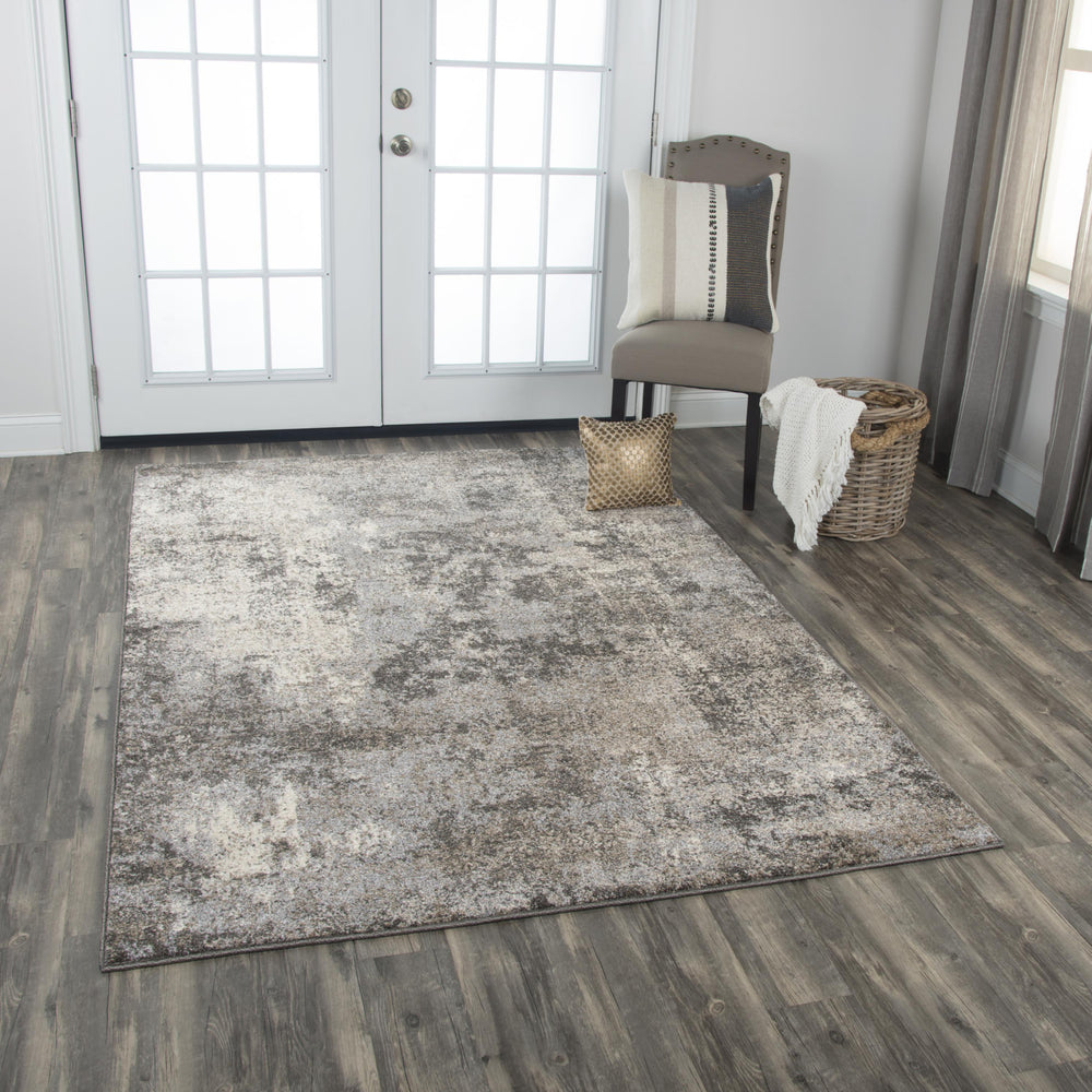 Rizzy Valencia VCA109 Silver Area Rug Feature
