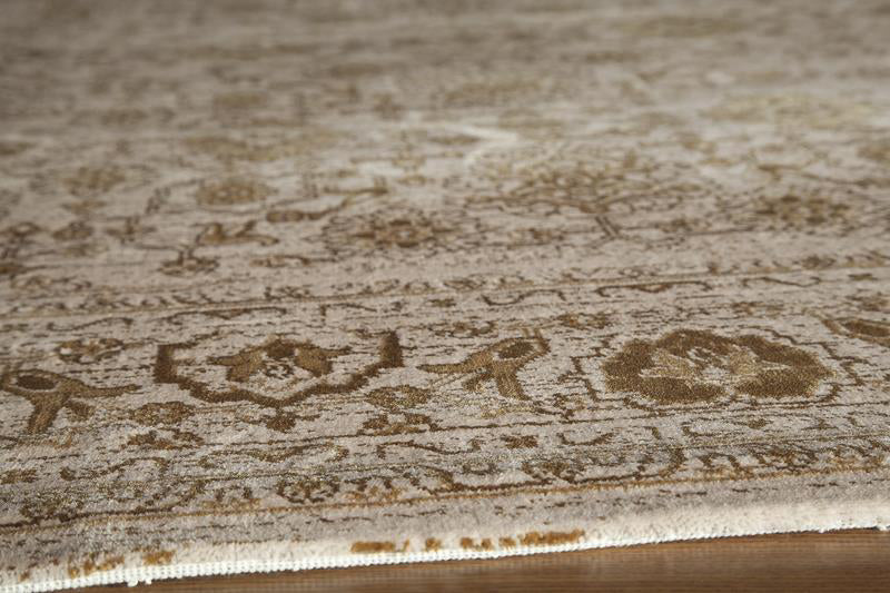Momeni Vogue VG-04 Beige Area Rug Corner Shot Feature