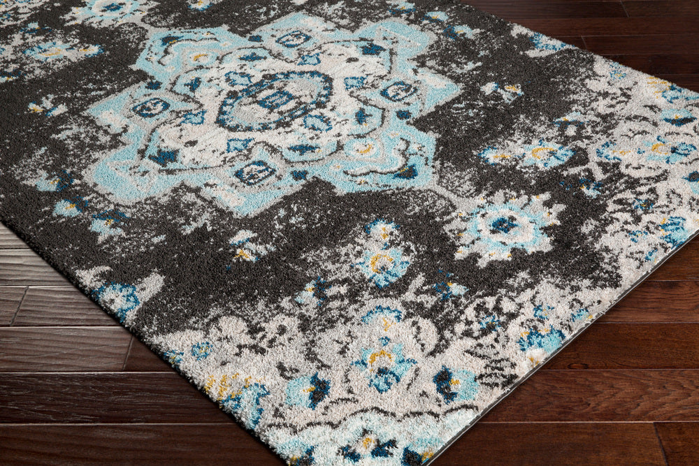 Surya Vintage Shag VTS-4104 Area Rug Corner Image Feature