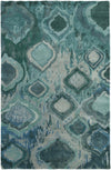 Surya Watercolor WAT-5012 Teal Area Rug 5' x 8'
