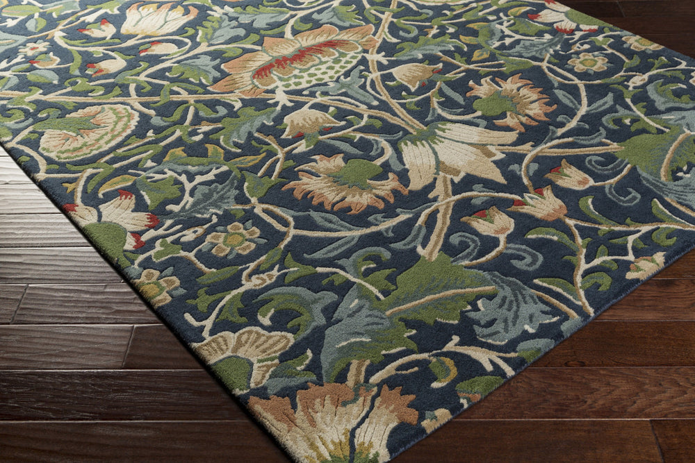 Surya WLM-3011 Area Rug by William Morris 5x8 Corner Feature