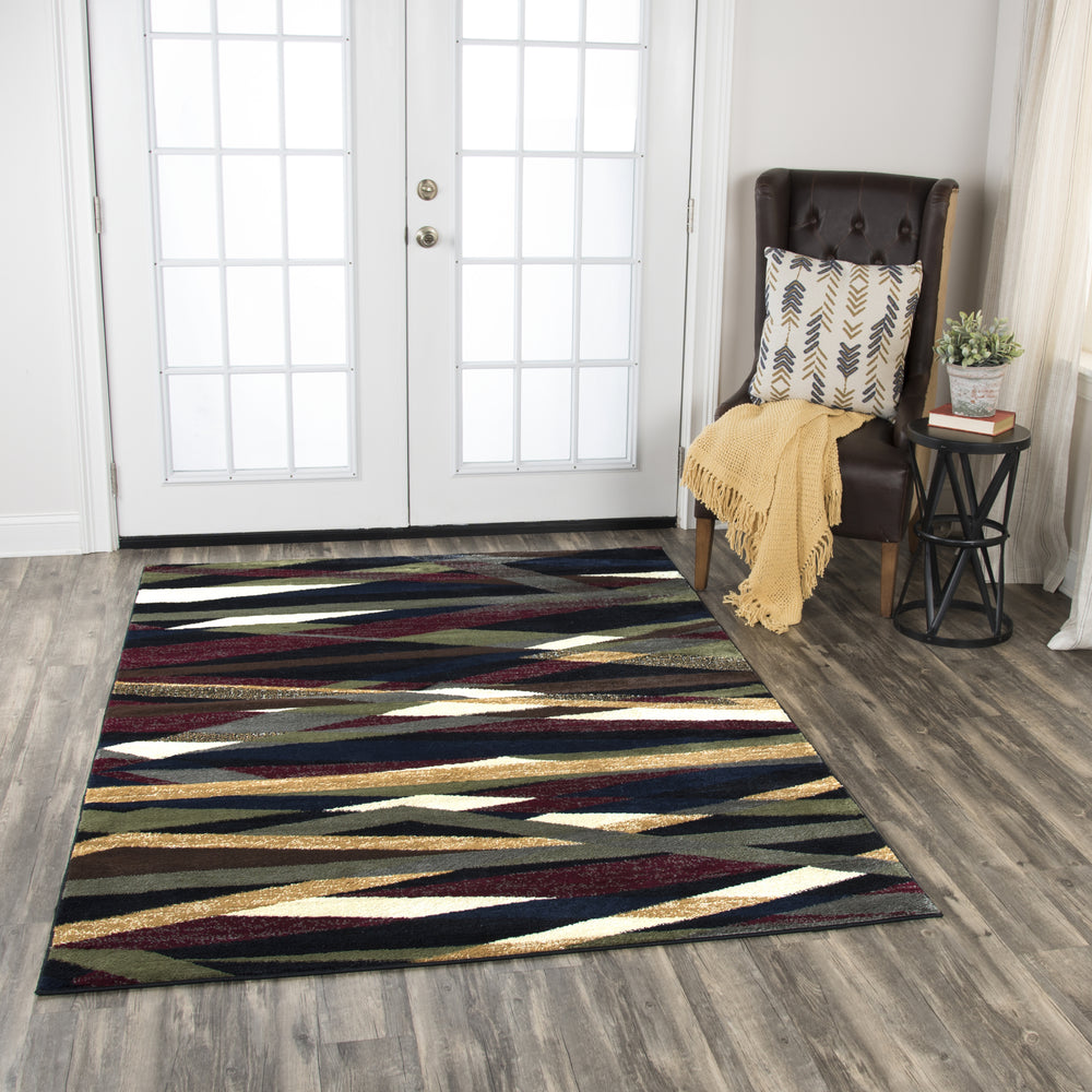 Rizzy Xceed XE7352 Gold Area Rug Feature