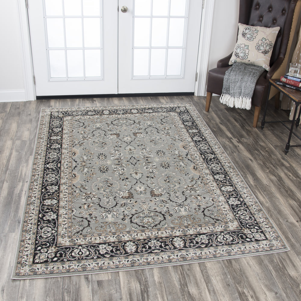 Rizzy Zenith ZH7099 Gray Area Rug Feature
