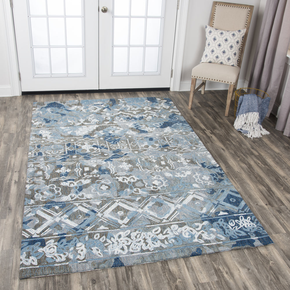 Rizzy Zingaro ZI020B Gray Area Rug Feature