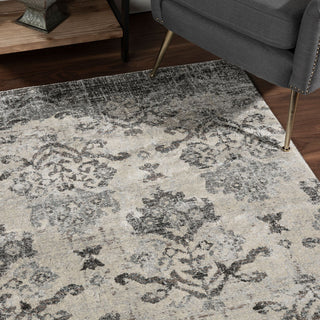 Dalyn Antigua AN11 Pewter Area Rug Room Scene Image