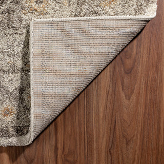 Dalyn Fresca FC4 Taupe Area Rug Folded Backing Image