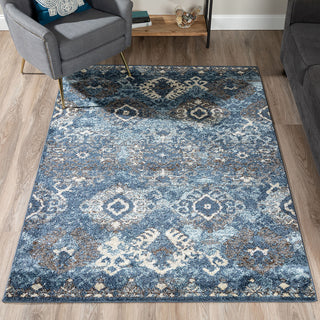 Dalyn Gala GA10 Navy Area Rug Room Scene Image