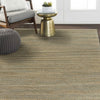 LR Home Natural Fiber 03378 Natural/Blue Area Rug Room Scene Feature