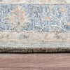 LR Home Vintage 81924 Blue/Taupe/Cream Area Rug Edge