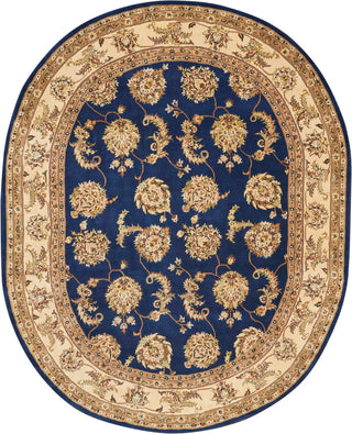 Nourison 2000 2022 Navy Area Rug 7'6'' X 9'6'' Oval