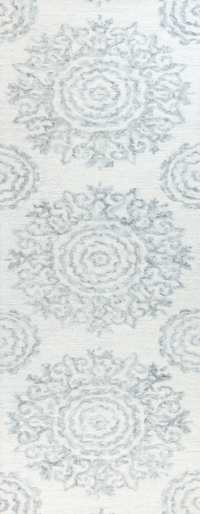 Bashian Verona Transitional R130-LC175 Ivory Slate Area Rug Close Up 2