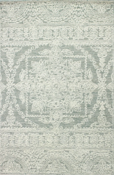 Bashian Verona R130-LC174 Teal Area Rug 5 X 8