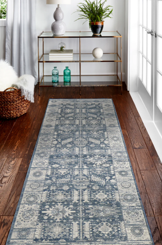 Bashian Cambridge C191-CM103 Light Blue Area Rug Room Scene 2