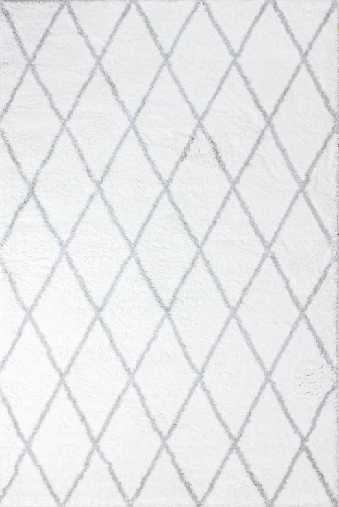 Bashian Andes A164-AND104 White/Grey Area Rug 5 X 8