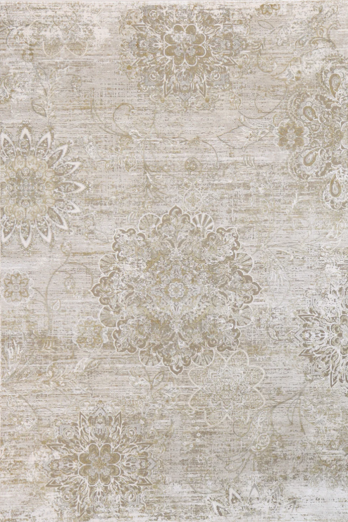 Bashian Allure Abstract A161-ALR138 Beige Gold Area Rug 5 X 8