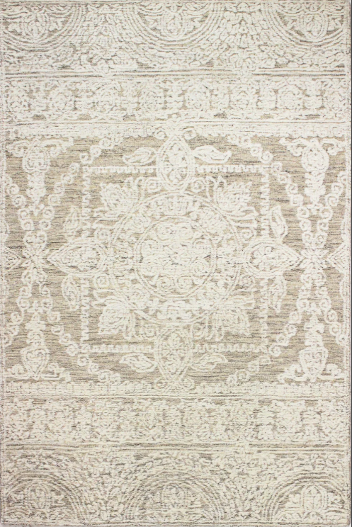 Bashian Verona R130-LC173 Beige Area Rug 5 X 8