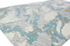 Bashian Greenwich R129-HG383 Ivory/Aqua Area Rug Alternate Image 2