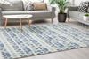 Exquisite Rugs Colorplay 6506 Navy/Beige Area Rug Room Scene Feature