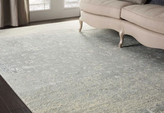Nourison Luminance LUM10 Silver Area Rug