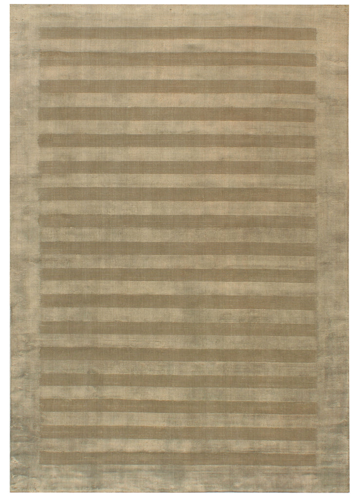 Exquisite Rugs Wide Stripe 3089 Gold Area Rug