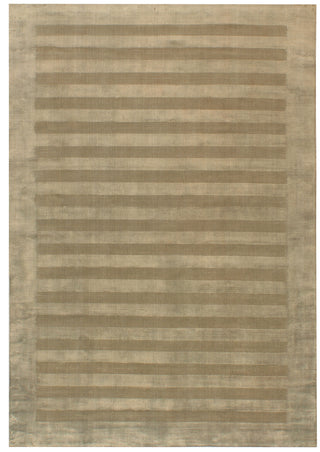 Exquisite Rugs Wide Stripe 3089 Gold Area Rug