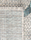 Unique Loom Outdoor Trellis T-KOZA-20596A Gray Area Rug Backing