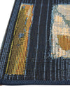 Unique Loom Outdoor Modern OWE-EDEN-322 Multi Area Rug Edge Close Up