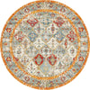 Unique Loom Rosso T-16708 Multi Area Rug Round 8x8