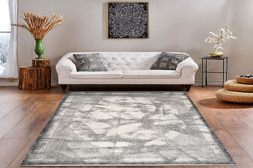 Dynamic Rugs Ruby 2189 Grey/Ivory Area Rug Room Scene Feature