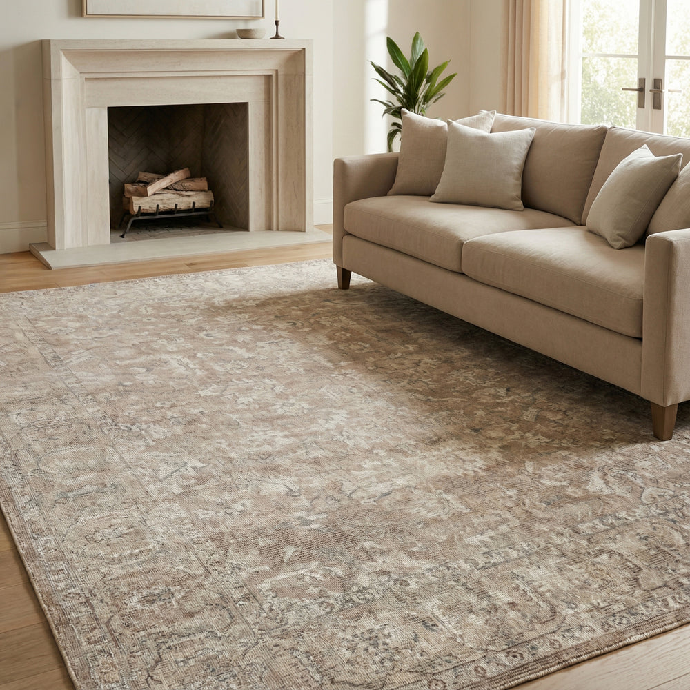 Exquisite Rugs Tuscany 4108 Tan Area Rug Featured image