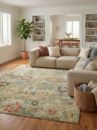 Exquisite Rugs Oxford 7219 Light Green Area Rug Featured image