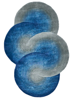 Exquisite Rugs Mitomo 7271 Gray/Blue Area Rug