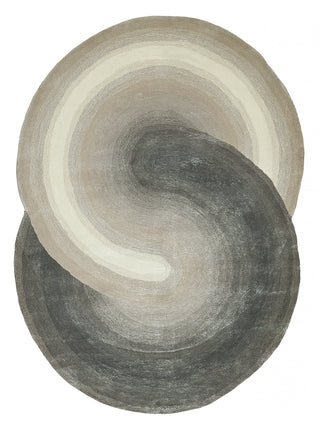 Exquisite Rugs Mitomo 7278 Charcoal/Ivory Area Rug