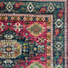 Karastan Meraki Meridian Fuchsia Area Rug Closeup