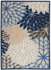Aloha ALH05 Blue/Multicolor Area Rug by Nourison 5x8