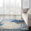 Aloha ALH05 Blue/Multicolor Area Rug by Nourison Room Scene